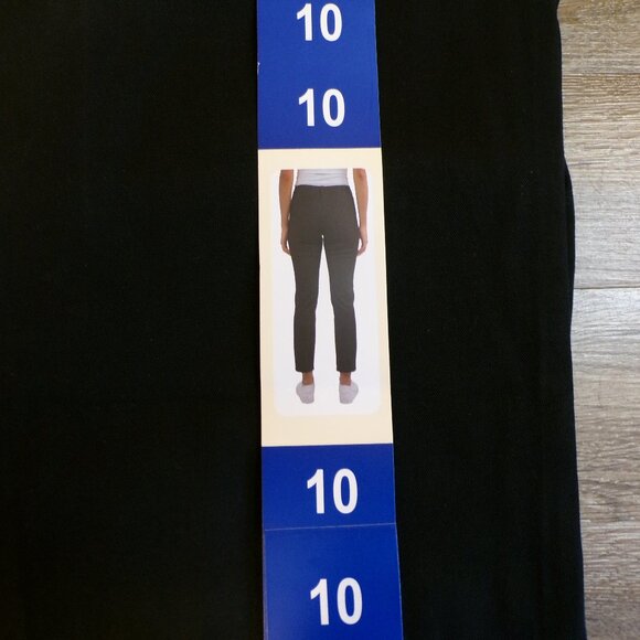 JACHS NEW YORK Women's Girlfriend Straight Leg Ankle Pant Black Sz: 6, 8, 10, 14 - Picture 10 of 13